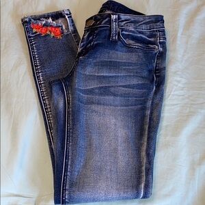 Rampage skinny Choe Curvy size 1 denim jeans